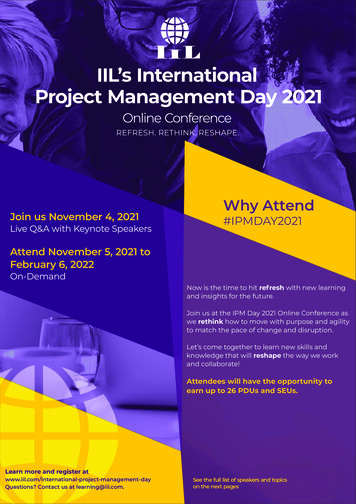 IIL’s International Project Management Day 2021