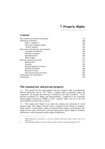 7. Property Rights - ALRC
