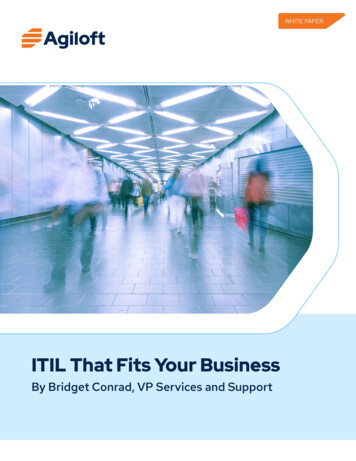 ITIL That Fits Your Business