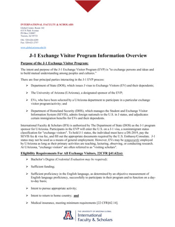 J-1 Exchange Visitor Program Information Overview - Arizona Global