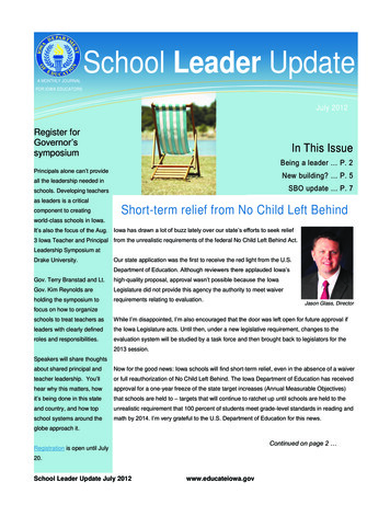 Hfddd School Leader Update - Iowa