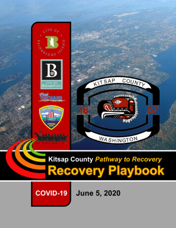 Kitsap County Pathway To Recovery Recovery Playbook