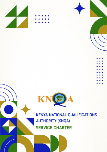Service Charter - Knqa