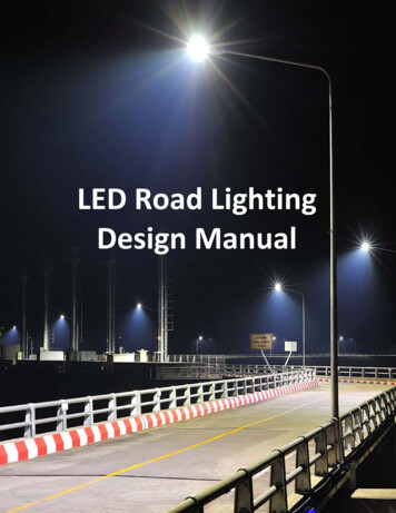 LED Road Lighting Design Manual - DFI
