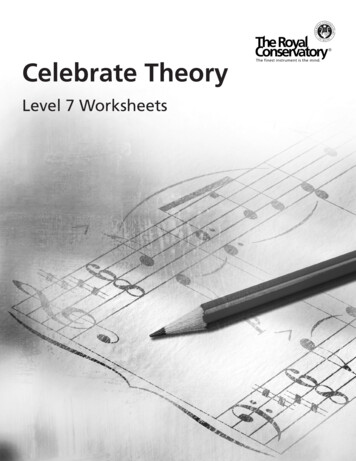 Celebrate Theory - The Royal Conservatory Of Music