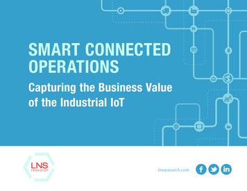 SMART CONNECTED OPERATIONS - GE 