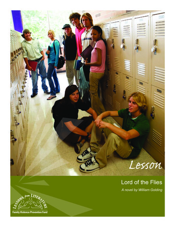 Lesson: Lord Of The Flies - Lessons From Literature