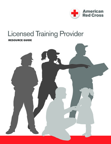 Licensed Training Provider - American Red Cross