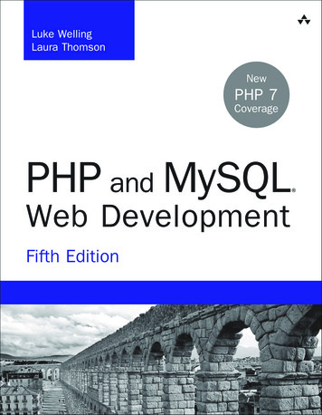 PHP And MySQL Web Development