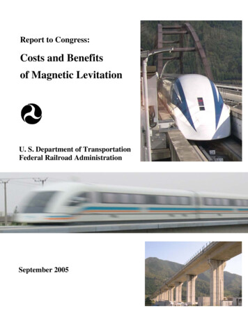 Costs And Benefits Of Magnetic Levitation
