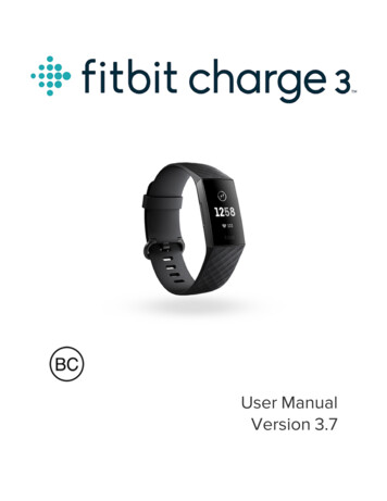 Fitbit Charge 3 User Manual