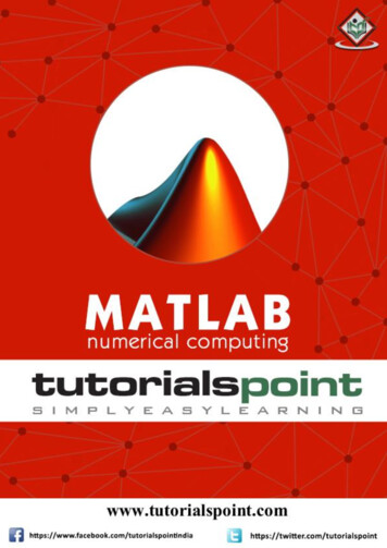 MATLAB - Tutorialspoint