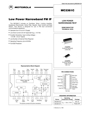 LOW POWER NARROWBAND FM IF