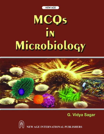 MCQs In Microbiology