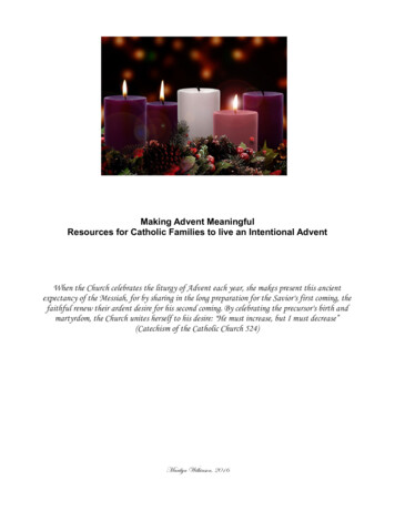 Making Advent Meaningful Resources For Catholic Families .