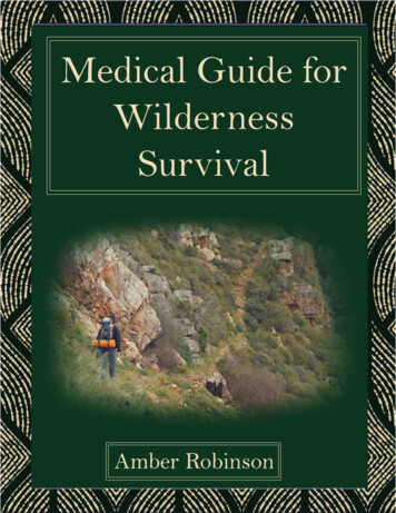 Medical Guide For Wilderness Survival