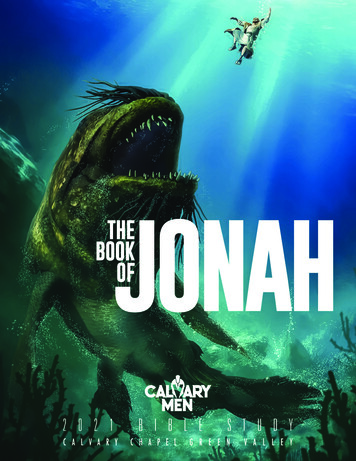THE BOOK OF JONAH THE BOOK OF JONJJONAH