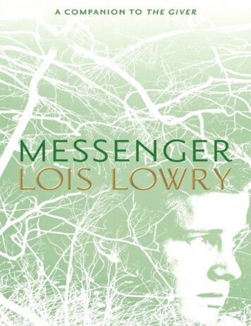 Messenger Giver Quartet Book - Mrs. Sawyer's English Class