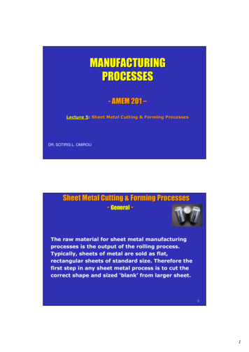 MANUFACTURING PROCESSES - FIT