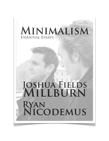 Essays Book PDF - The Minimalists
