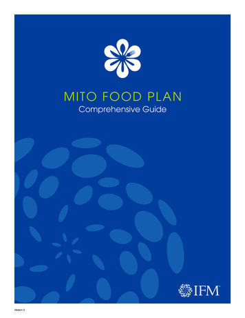MITO FOOD PLAN - Center For Functional Medicine