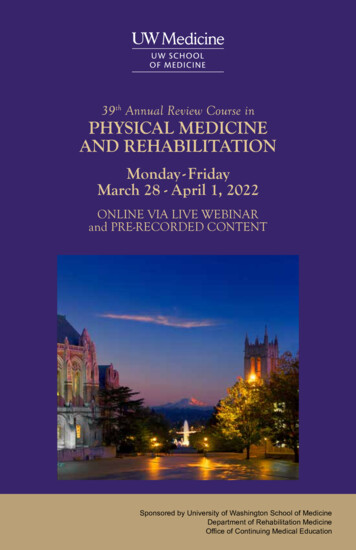 Th Physical Medicine And Rehabilitation - CloudCME