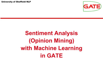 Sentiment Analysis (Opinion Mining) With Machine Learning .
