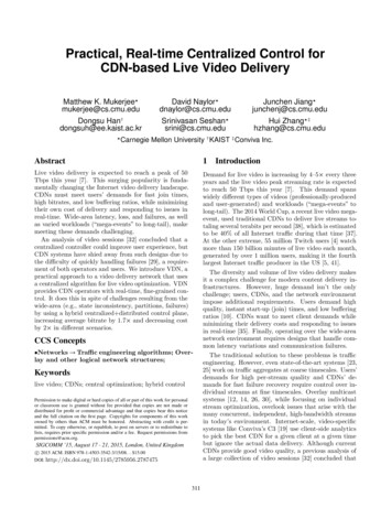 Practical, Real-time Centralized Control For CDN-based Live Video Delivery