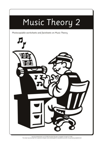Music Theory 2 - WordPress 