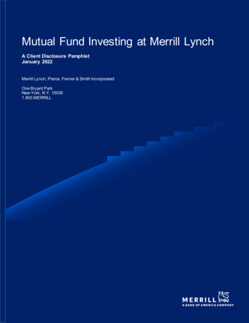 Mutual Fund Investing At - Merrill Lynch