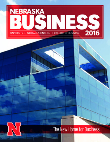 Nebraska Business Fall 2016