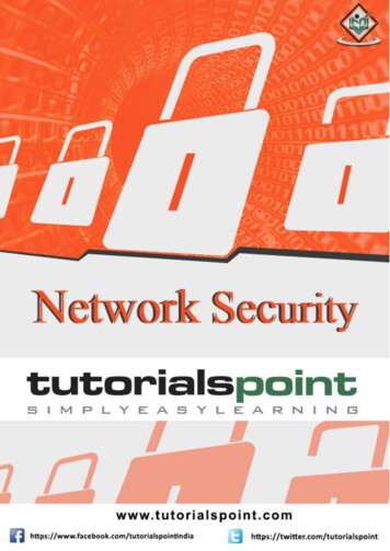 Network Security - Tutorialspoint