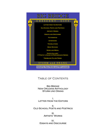 Table Of Contents Page-1 - Big Bridge
