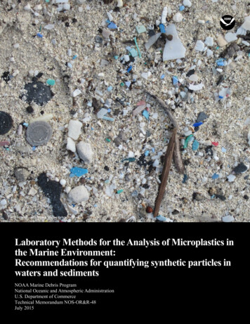 NOAA Microplastics Methods Manual