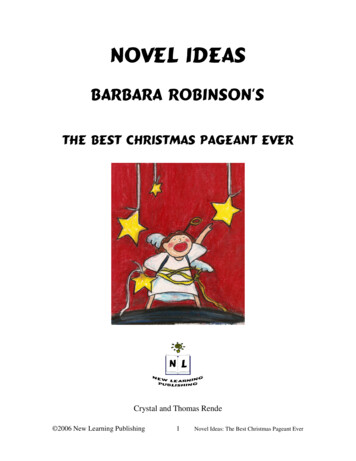 The Best Christmas Pageant Ever - Weebly