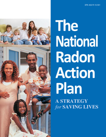 EPA 402/R-15/001 The National Radon Action Plan