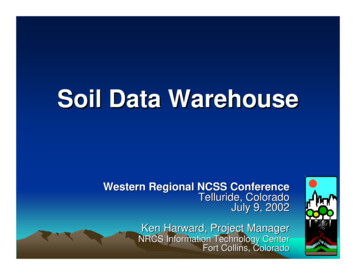 Soil Data Warehouse - USDA