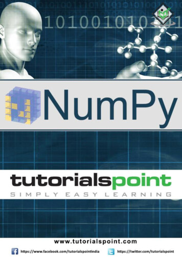 NumPy - Tutorialspoint