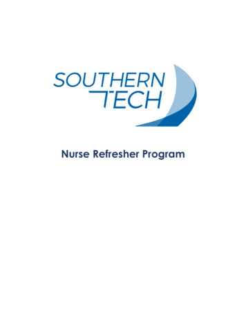 Nurse Refresher Program - SouthernTech
