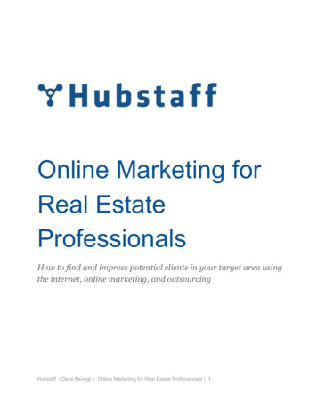 Online Marketing For Real Estate Professionals
