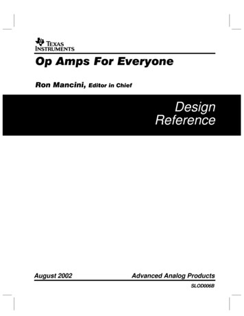 Op Amps For Everyone Design Guide (Rev. B)