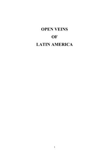 OPEN VEINS OF LATIN AMERICA - United Diversity