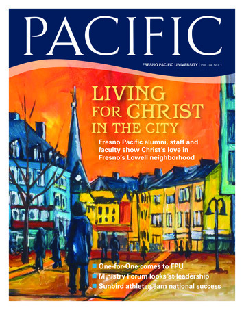 Fresno PaciFic University Living For Christ In