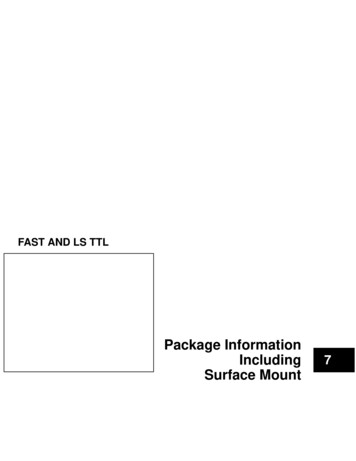 Package Information Including Surface Mount