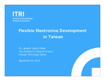 Flexible Electronics Development In Taiwan