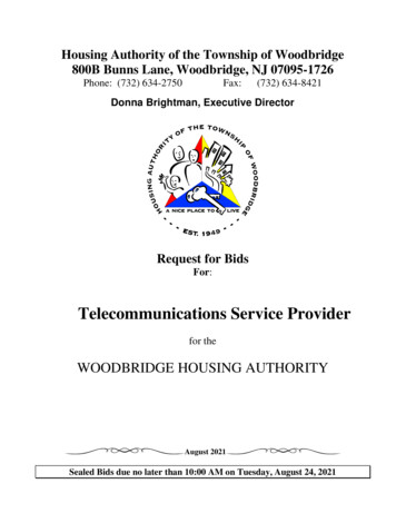 Telecommunications Service Provider - Woodbridge Housing Authority