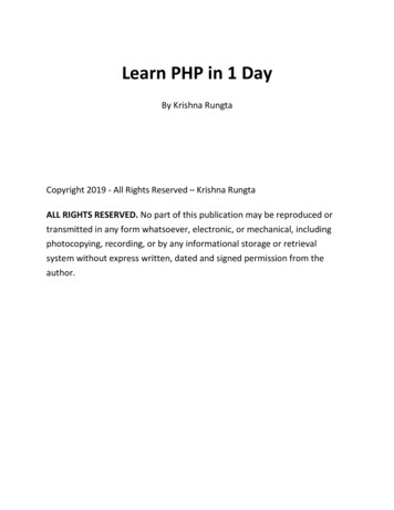 Learn PHP In 1 Day - Guru99