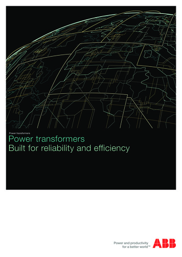 Power Transformers Built For Reliability And Efficiency