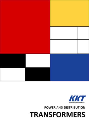 Power And Distribution Transformer Brochure - KKT