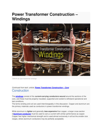 Power Transformer Construction Windings